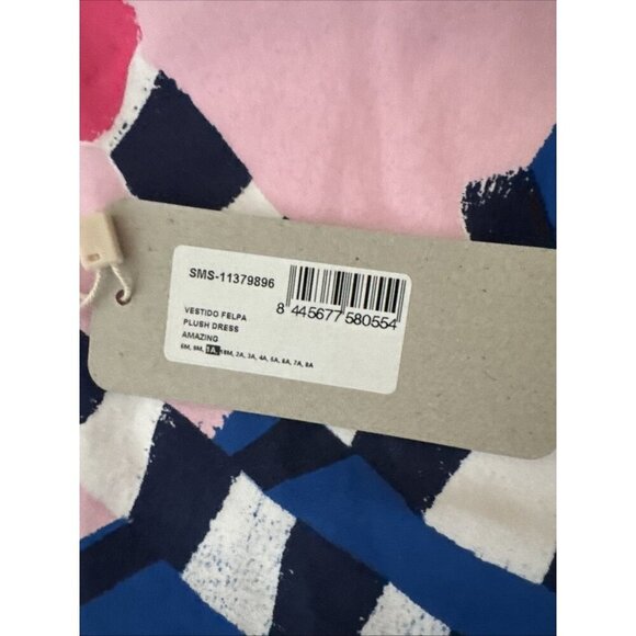 Tuc Tuc Baby Girl Plush Dress Colorful Size 12 Months - Picture 3 of 5